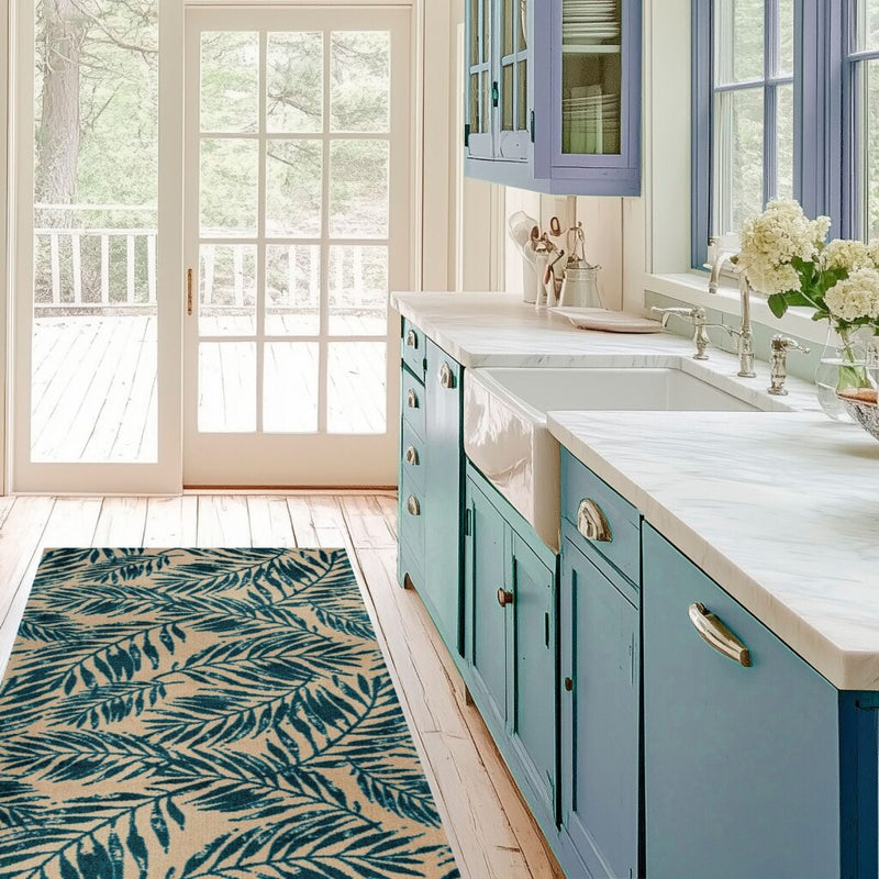 Palm Leaf Teal