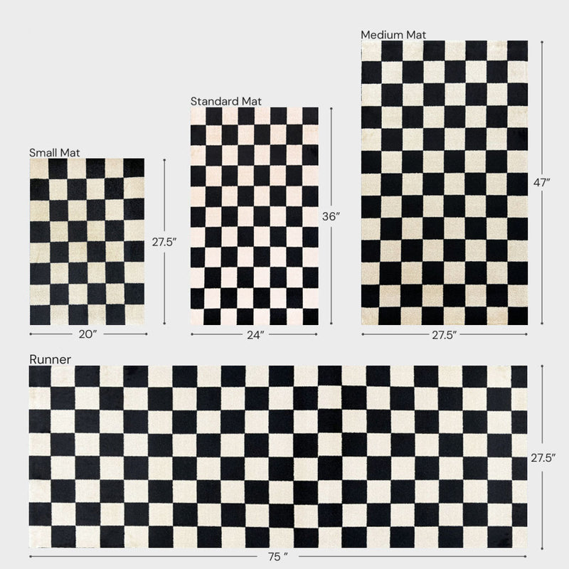 Checkered Black