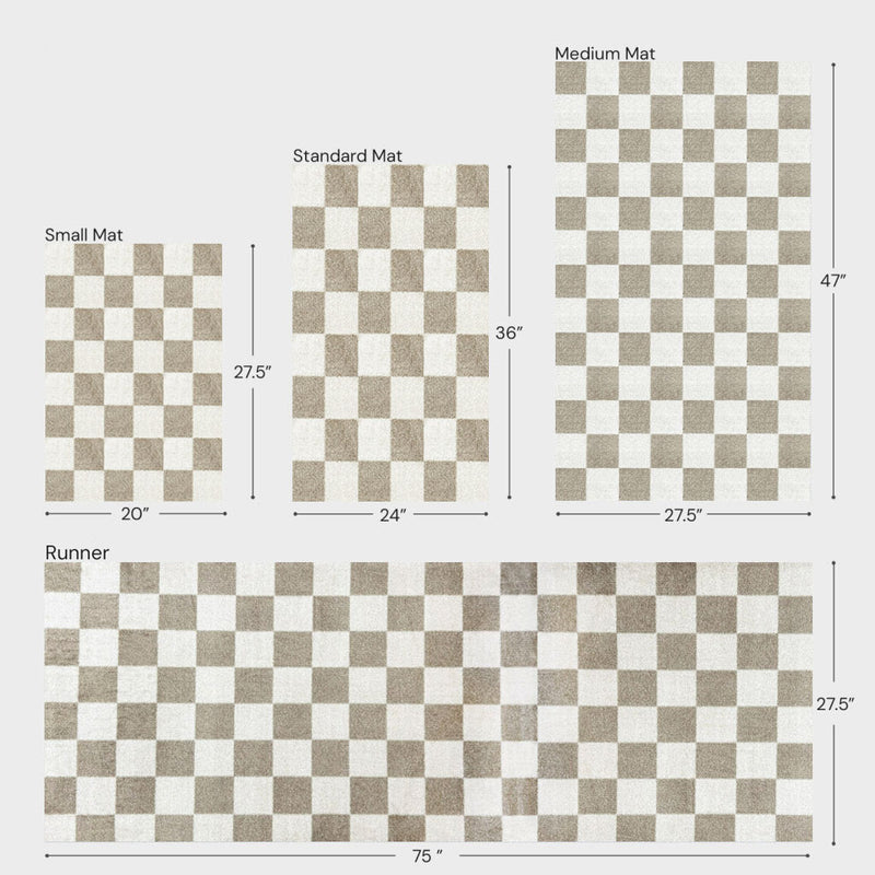 Checkered Taupe