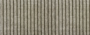 Textured carpet with a striped pattern in shades of gray, green, taupe and cream. Size Runner