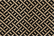 Trellis Black + Cream Small