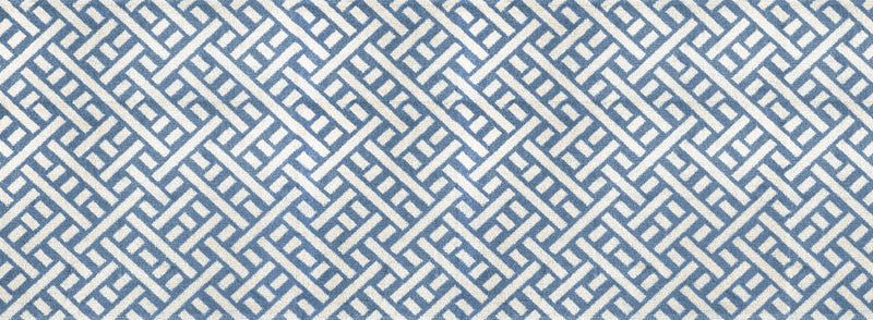 Trellis Denim Mats
