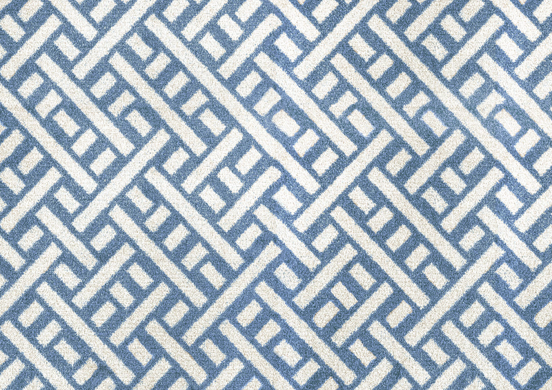 Trellis Denim Mats