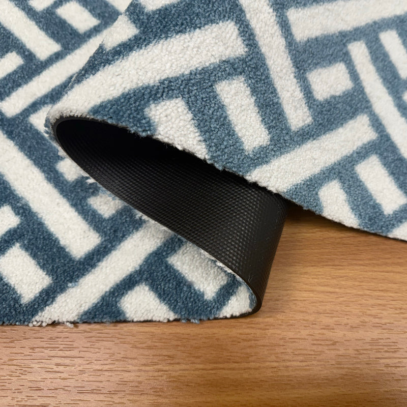 Trellis Denim Mats